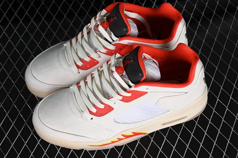All categories Air Jordan Jordan series basketball shoes Air Jordan 5 Air Jordan 5 Low "Chinese New Year" AJ5 Joe 5 China limited low-top basketball shoes DD2240-100